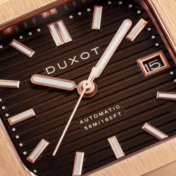 Quadrata Automatic Brown / Stainless Steel | Brown Dial