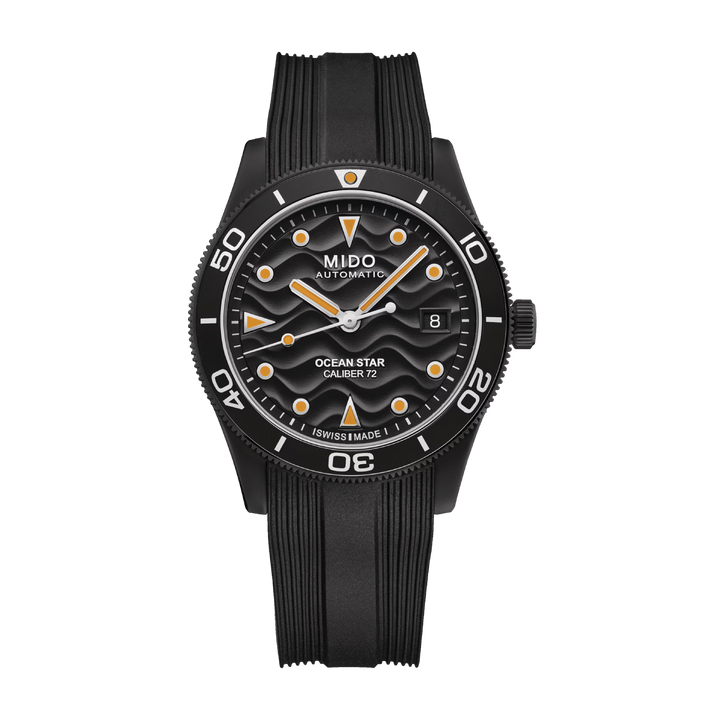Ocean Star 39 Black / Rubber | Black Dial