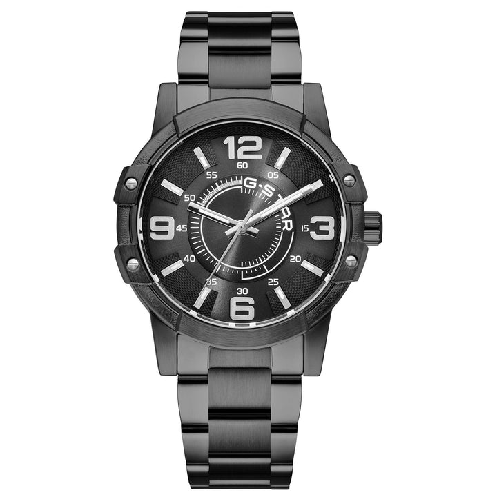 Constructed Gray Dial / Black Stainless Steel Bracelet Gray Dial