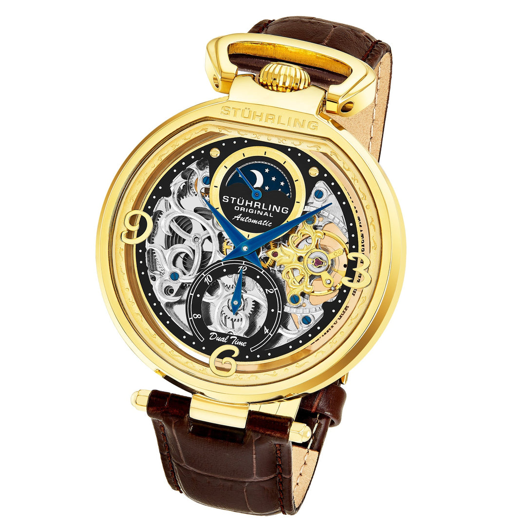 Legacy Brown/Black Leather | Black Dial
