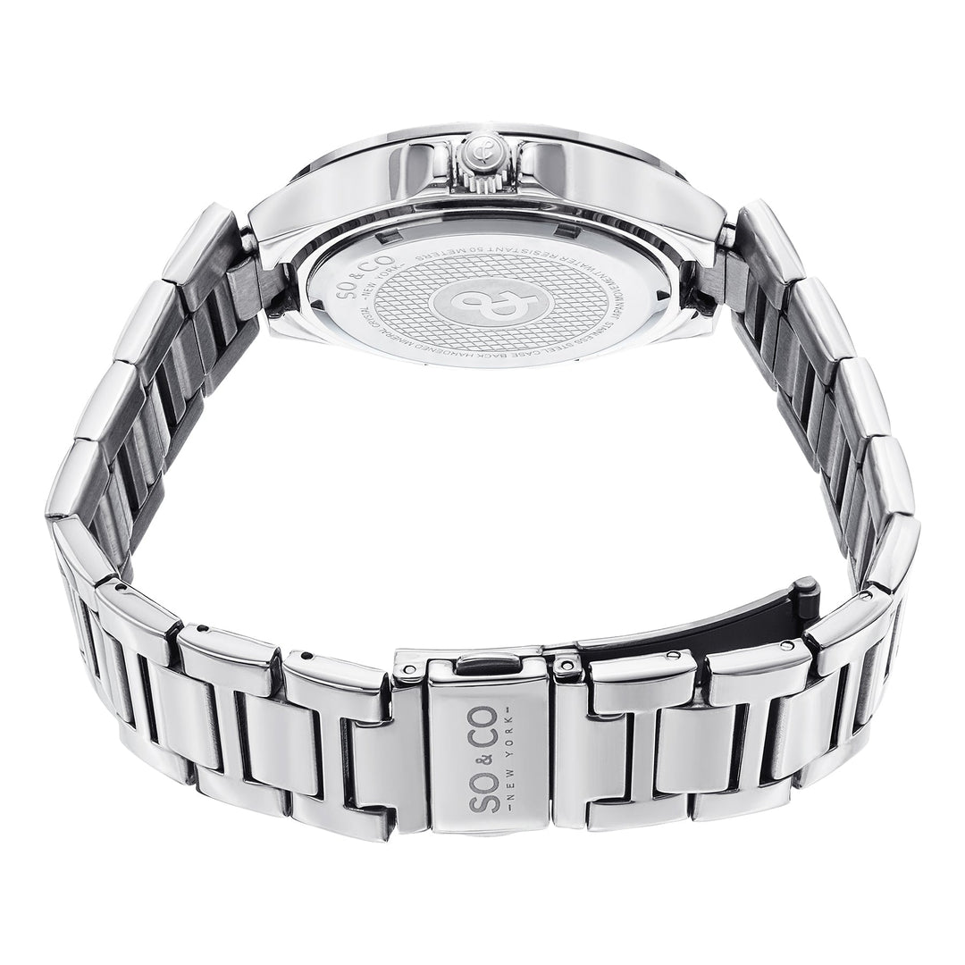Madison-5019.2 Silver/Stainless Steel | Blue Dial