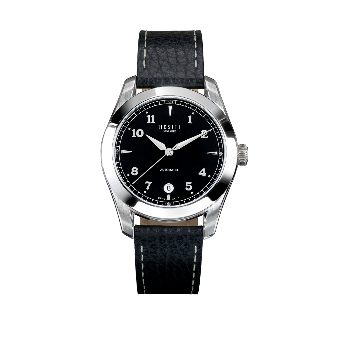 The Original Series Classic Black / Black Leather | Black Dial
