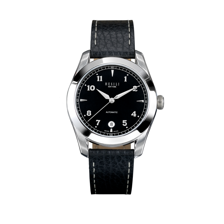 The Original Series Classic Black / Black Leather | Black Dial