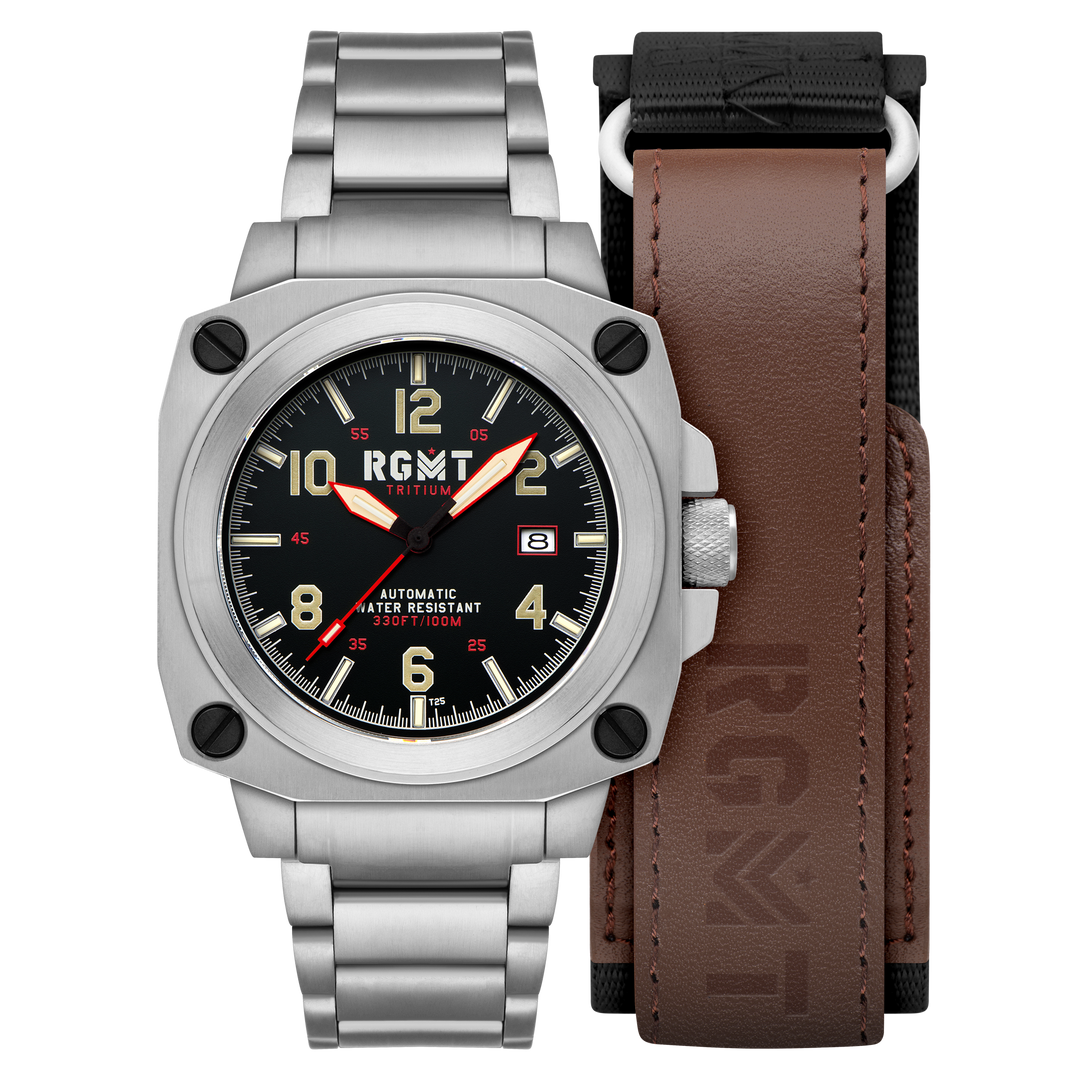 Altimeter Tritium Automatic Black /Stainless Steel Black Dial