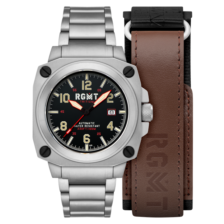 Altimeter Tritium Automatic Black /Stainless Steel Black Dial