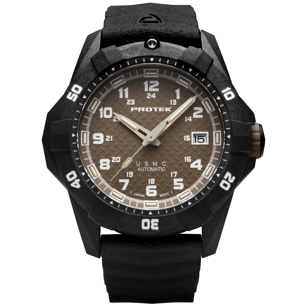 Carbon USMC Dive Tan | Tan / sand (desert) dial (Long Island Watch) Dial