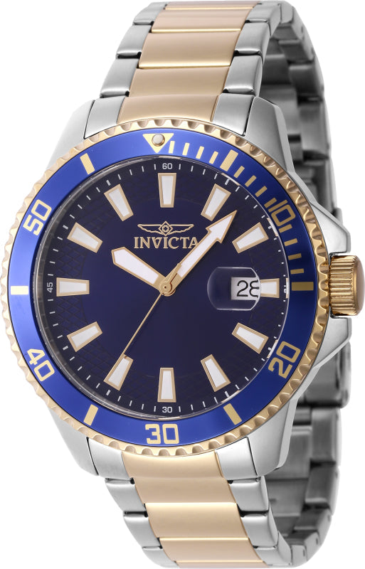 Pro Diver 45mm / Blue / Silver and Gold | Blue Dial