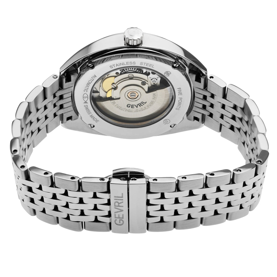 Five Points Gevril Swiss Made Automatic Five points Sellita SW200 | Silver Dial