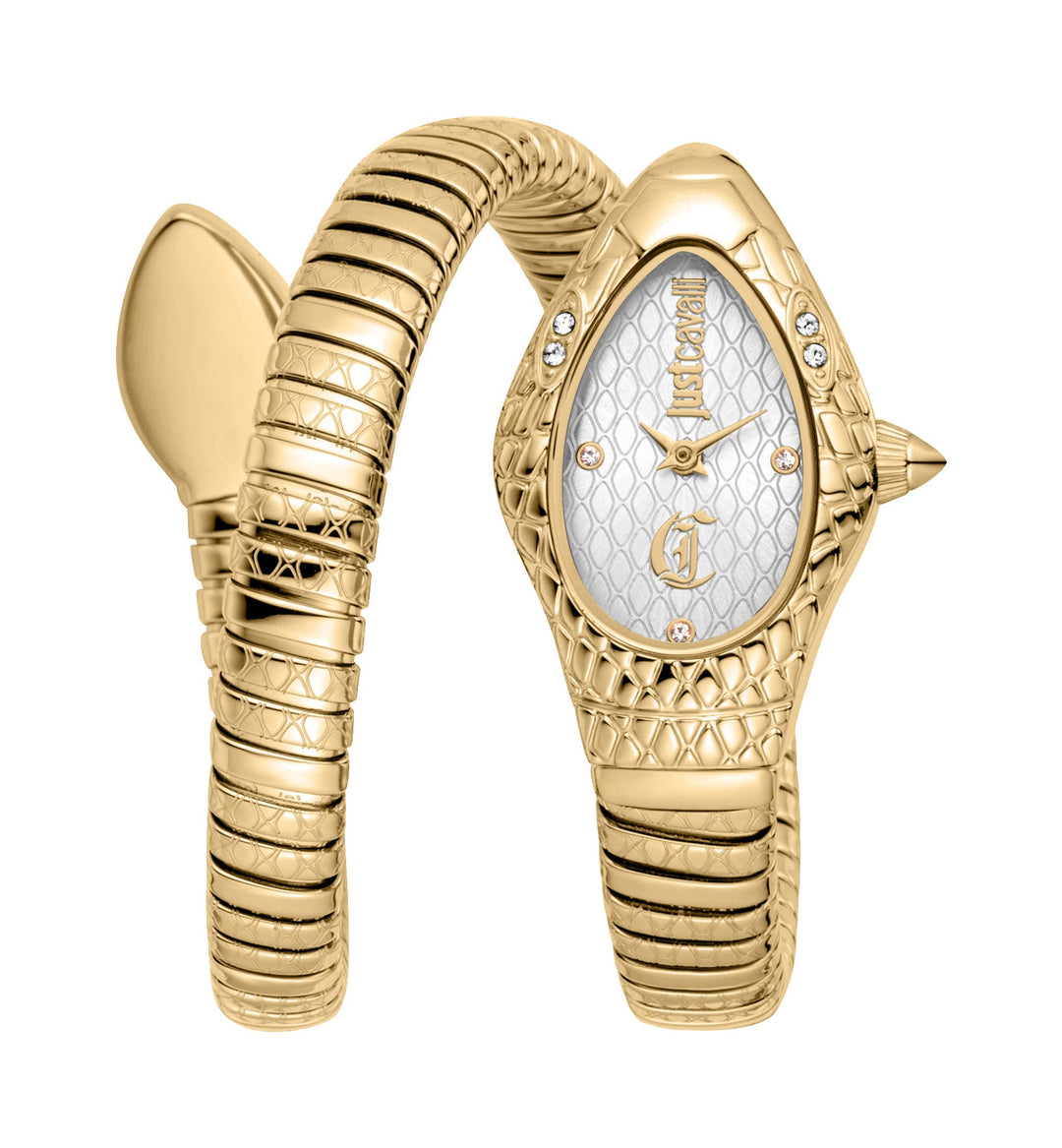 Just Cavalli 20mm / Gold / Silver | Silver Dial