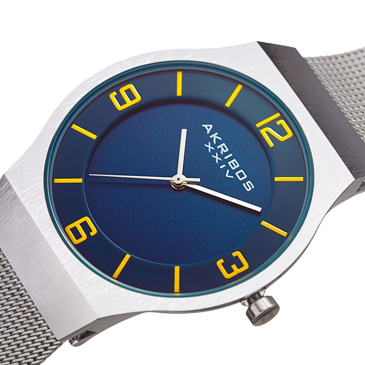 Omni Silver Tone/Silver Tone Alloy/Stainless Steel | Blue Dial