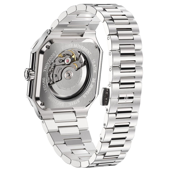 Tenuis Ultra-Thin Swiss Movement Silver Beze | Ivory Dial