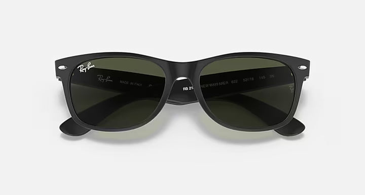 NEW WAYFARER CLASSIC UNISEX / BLACK RUBBER-CRYSTAL GREEN |  Dial