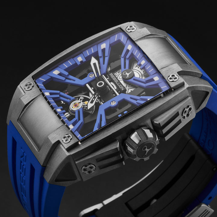 Re-Volt RBREV2H.TB.BK / Blue Skeletonized | Blue Skeletonized Dial