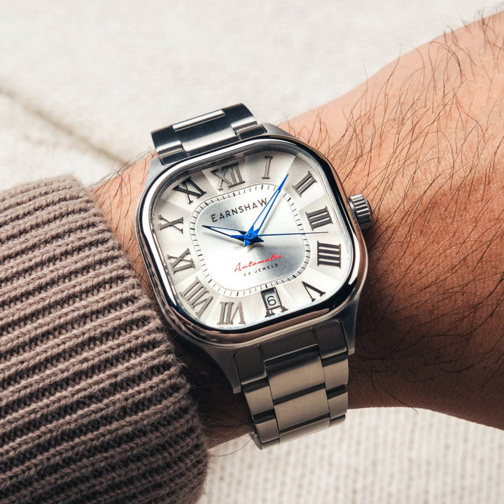 Coussin Automatic Silver / Stainless Steel | Silver Dial