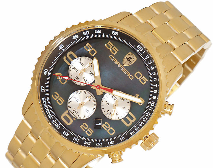 Aureum-MB Goldtone/Black | Black Dial