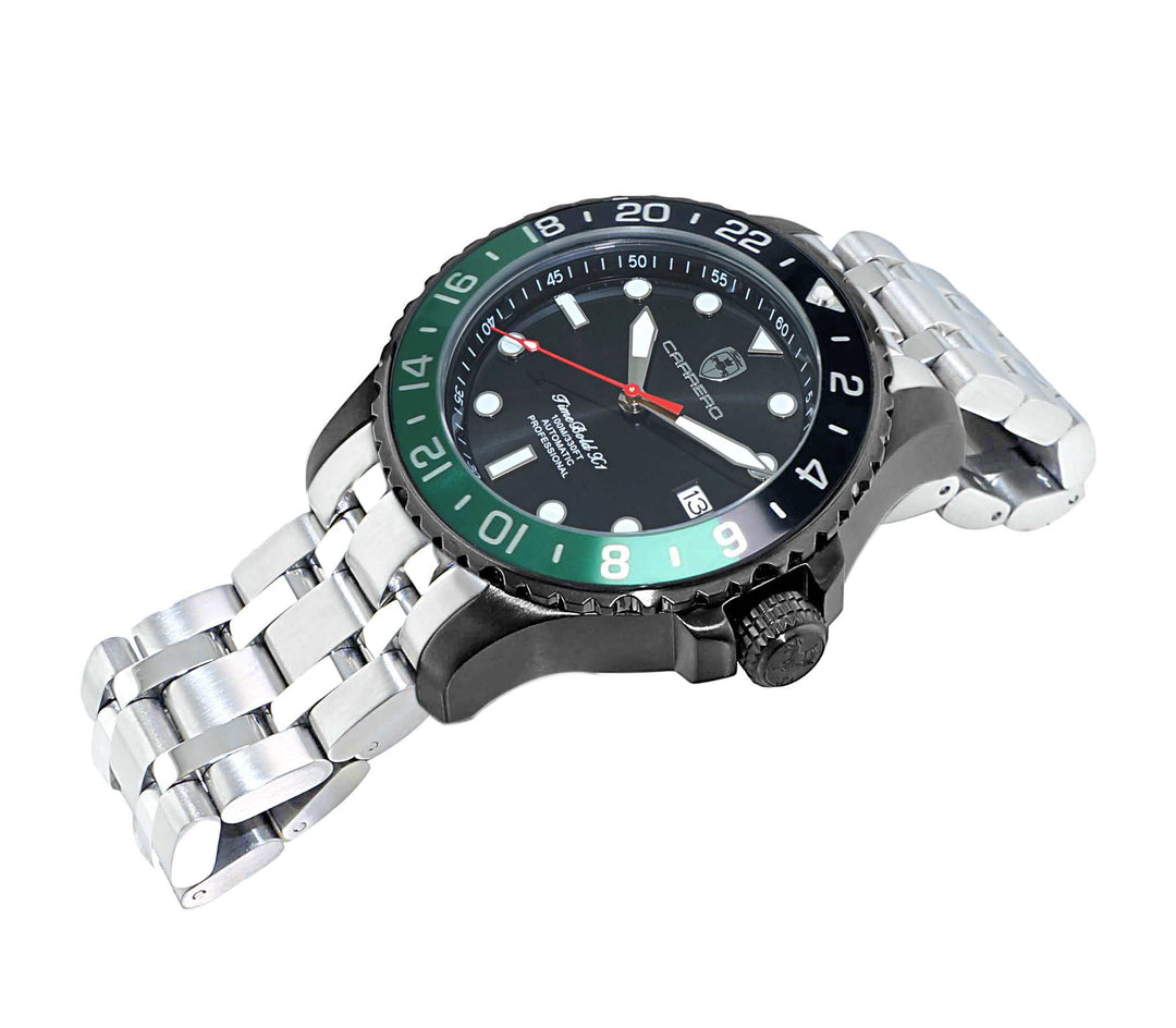 TIME BOLD- X3 GREEN/BLACK Black Dial