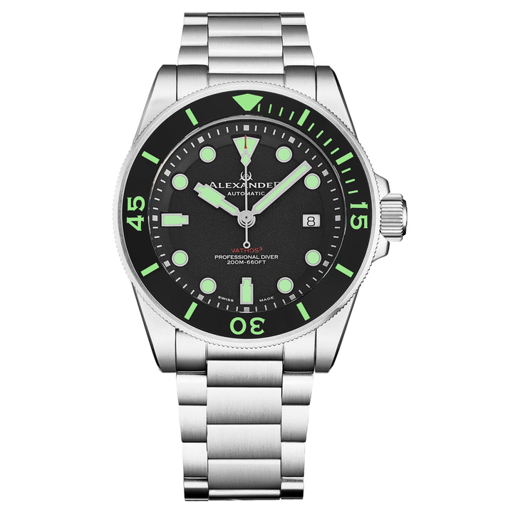 A520-02 | Black Dial