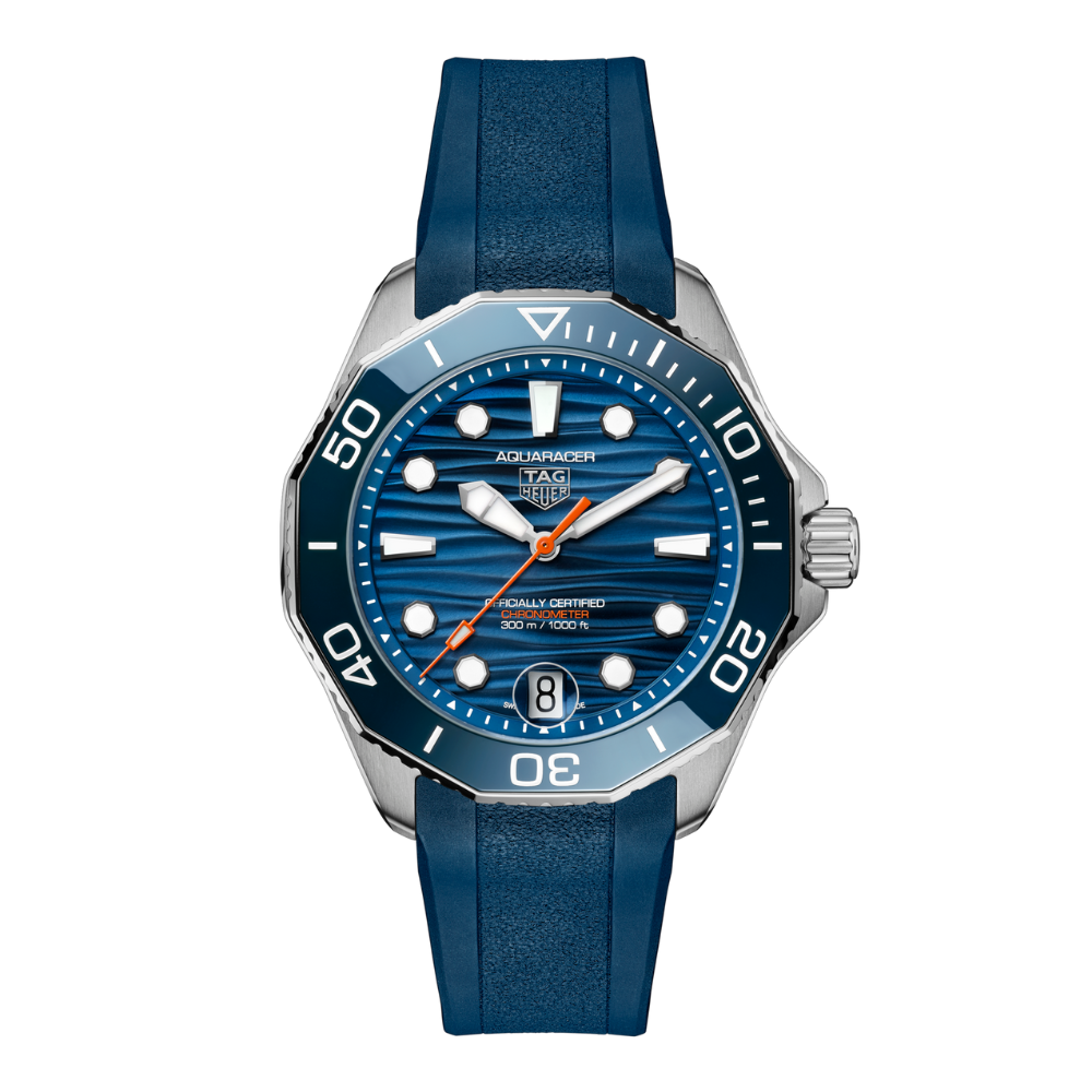 Aquaracer Professional 300 42mm Blue / Rubber | Blue Dial