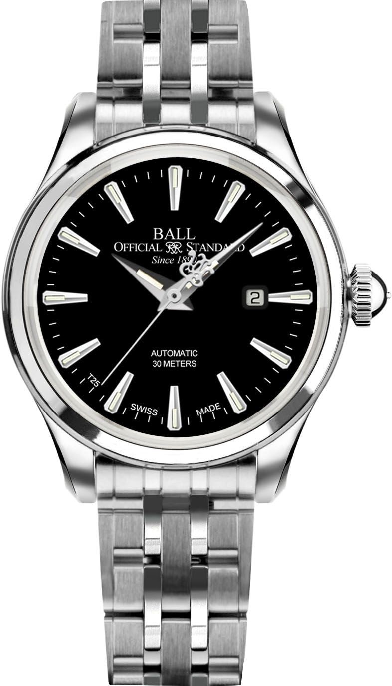 Trainmaster Eternity Ladies Black / Steel Black Dial