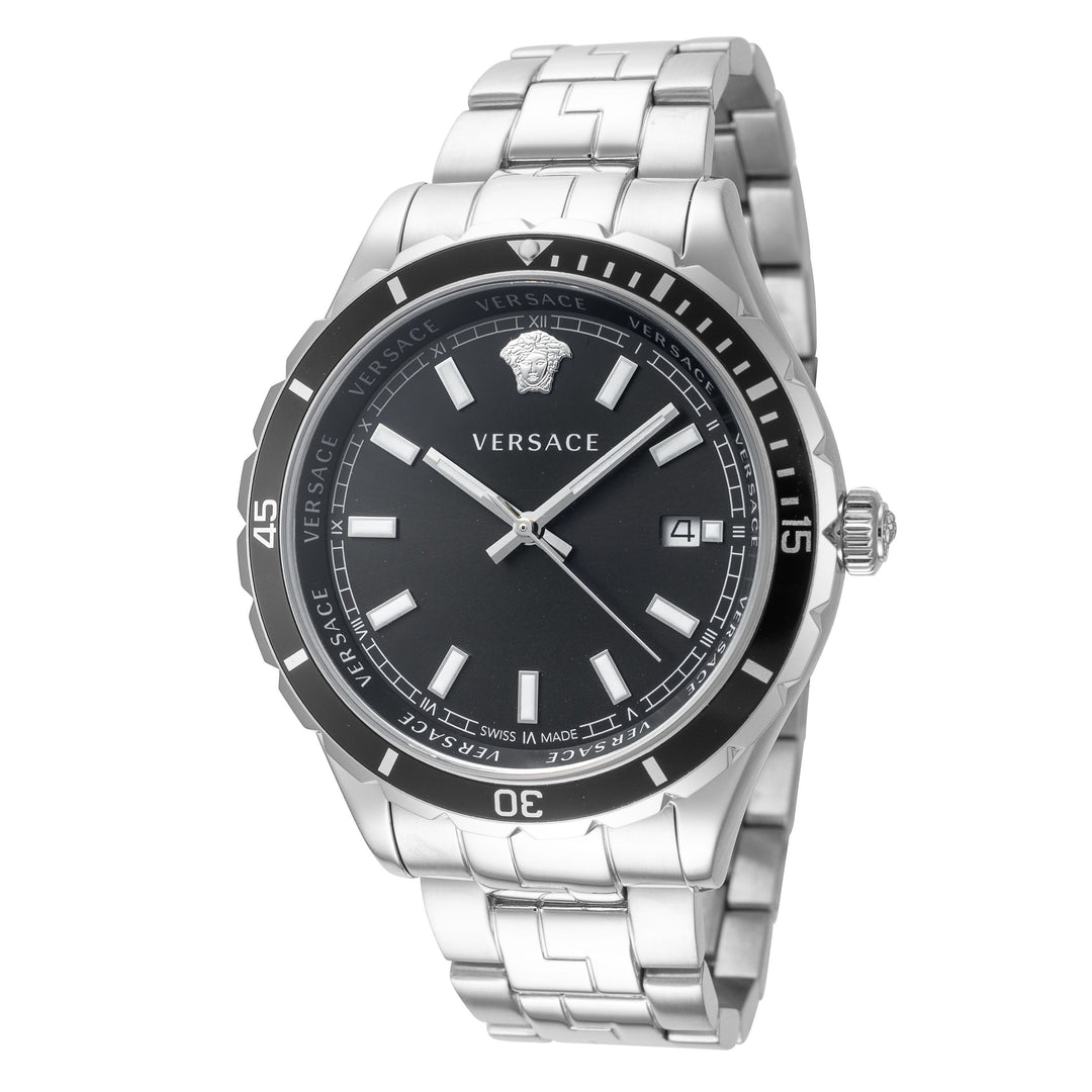 Hellenyium 42mm / Black / Silver Black Dial