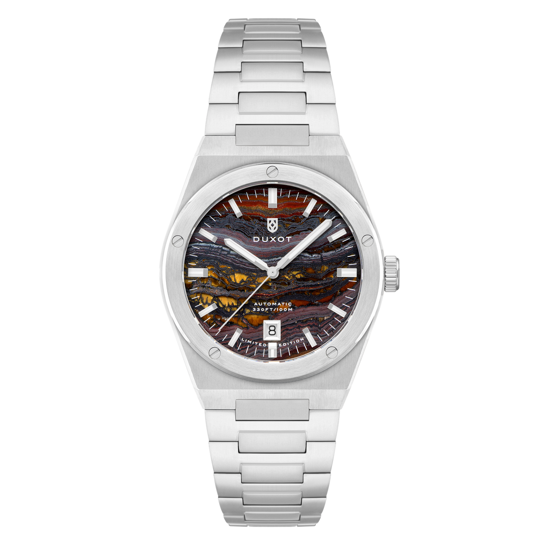 Bastia Automatic Lapidary Limited Edition Brown Dial / Stainless Steel Bracelet 