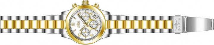 Angel Chronograph Silver-Tone Dial / Two-Tone Gold / Silver Stainless Steel Brac