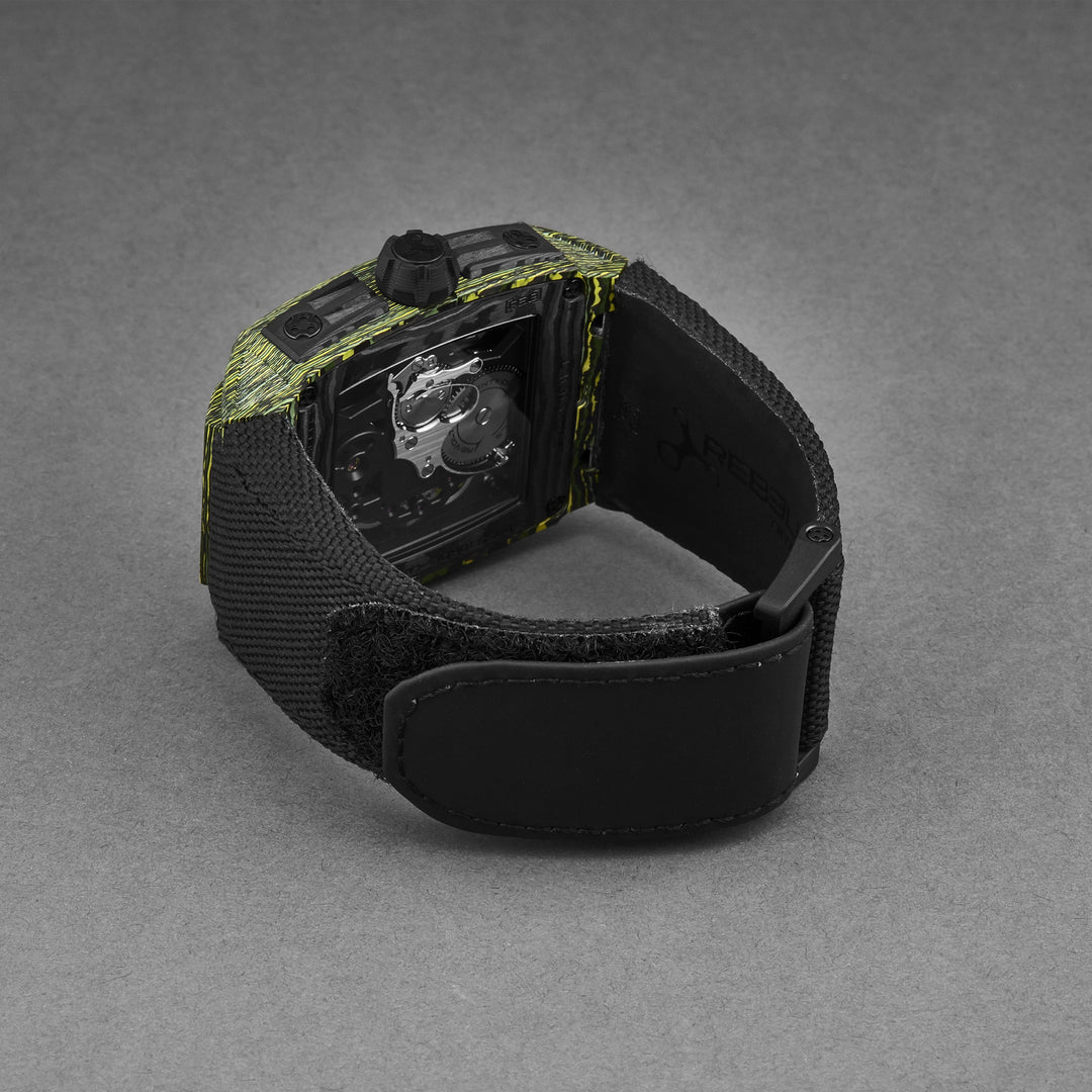 Re-Volt RBREV3H.CA.TXS / Yellow Skeletonized | Yellow Skeletonized Dial