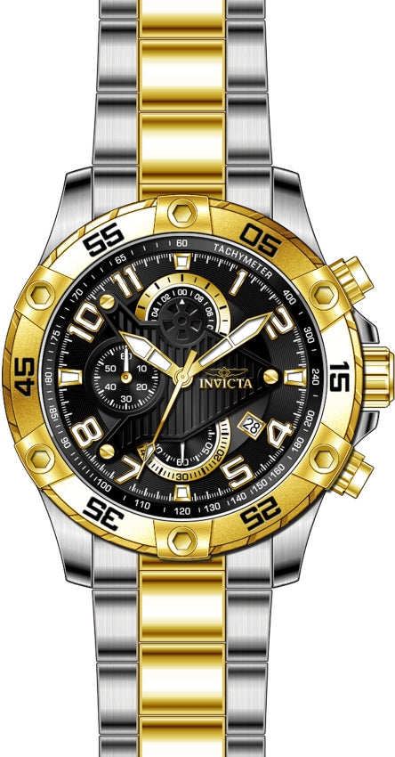 S1 Rally Chronograph Black Dial / Two-Tone Gold / Silver Stainless Steel Bracele
