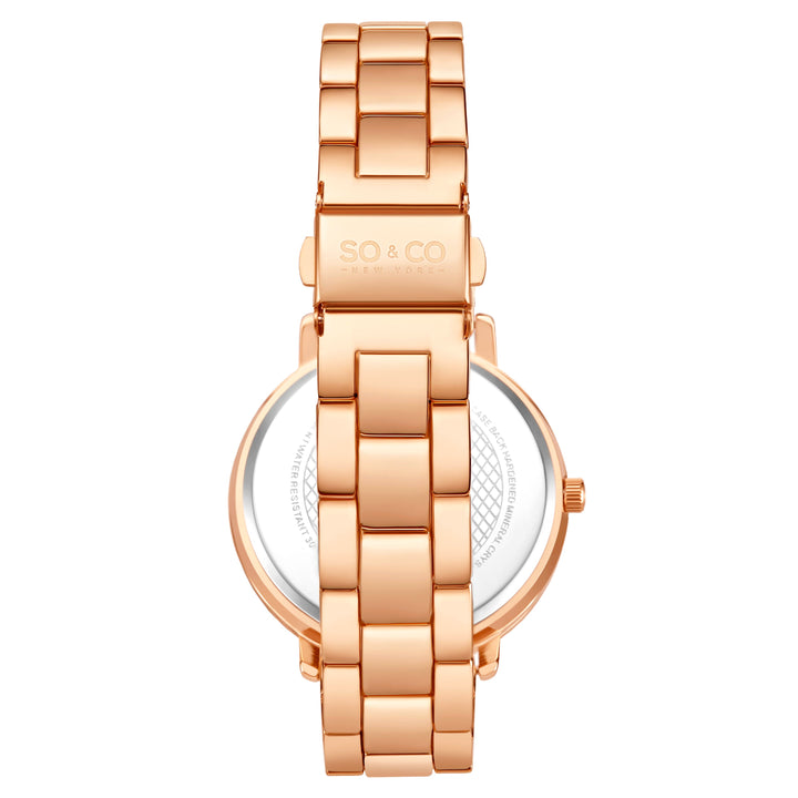 Madison-5525.4 Rose Gold/Stainless Steel | Blue Dial