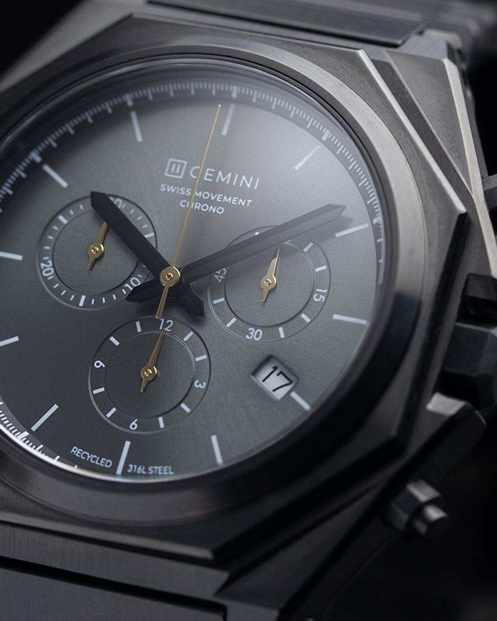 Chrono Black Black | Black Dial