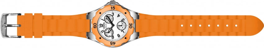 Angel White Dial / Orange Silicone Strap White Dial