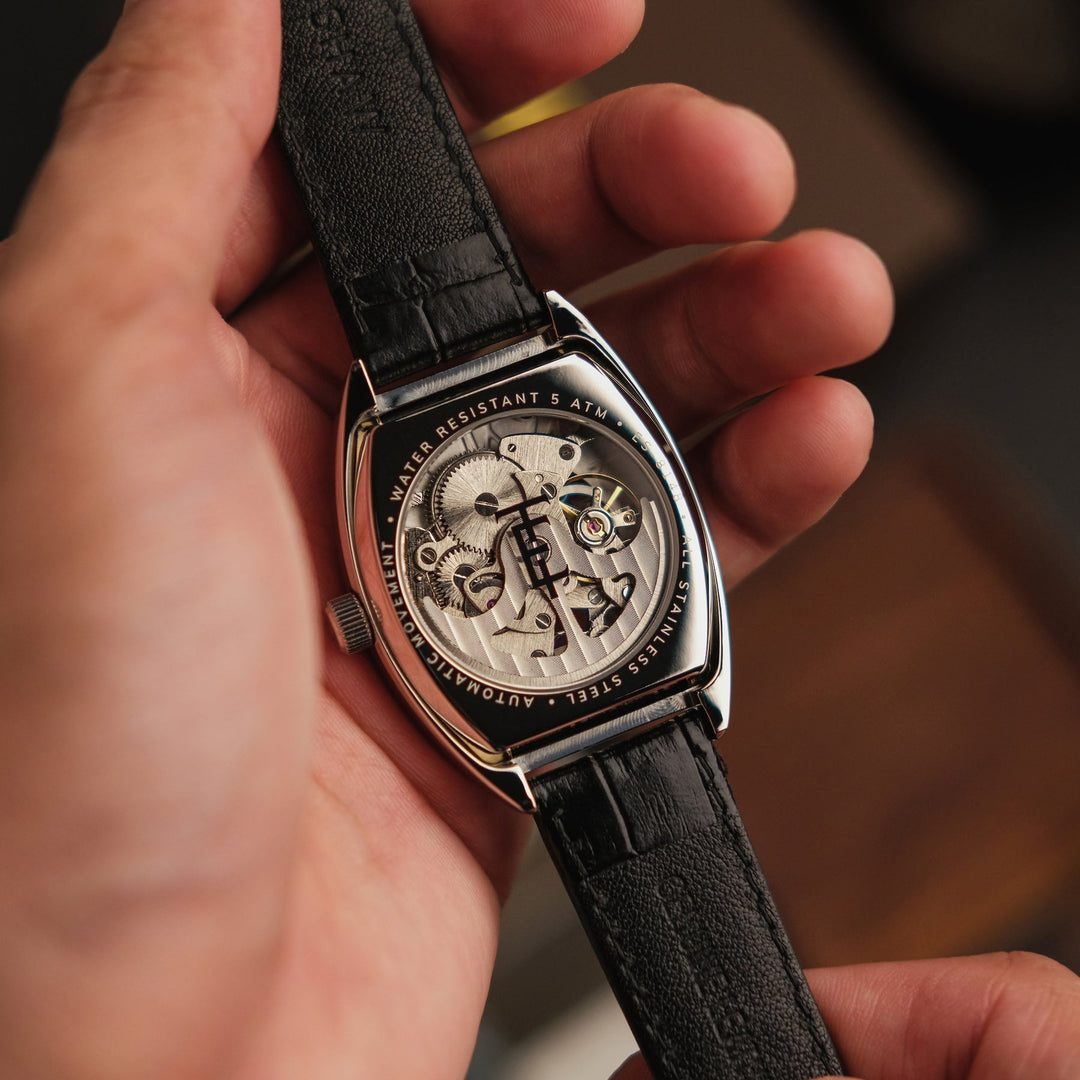 BEAUCHAMP AUTOMATIC SKELETON White / Leather | White Dial