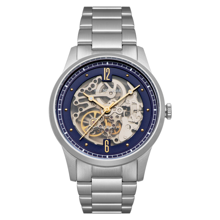 GRANDE HERITAGE SKELETON BLUE / STAINLESS STEEL | Blue Dial