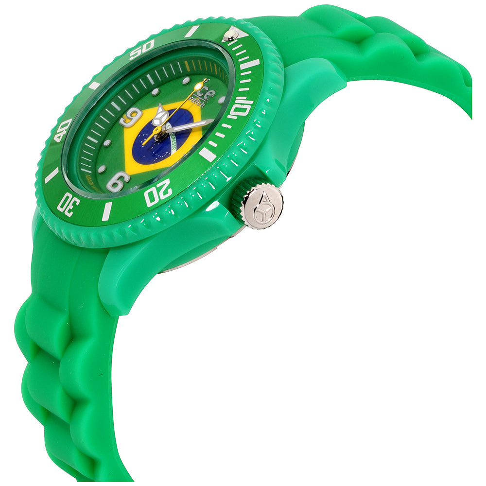 Ice-World 40mm / Green and Yellow / Green | Multi-Color Dial