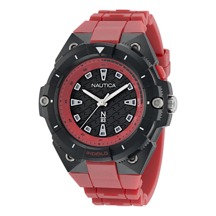 N83 SPORTY Red / Recycle Material | Black Dial