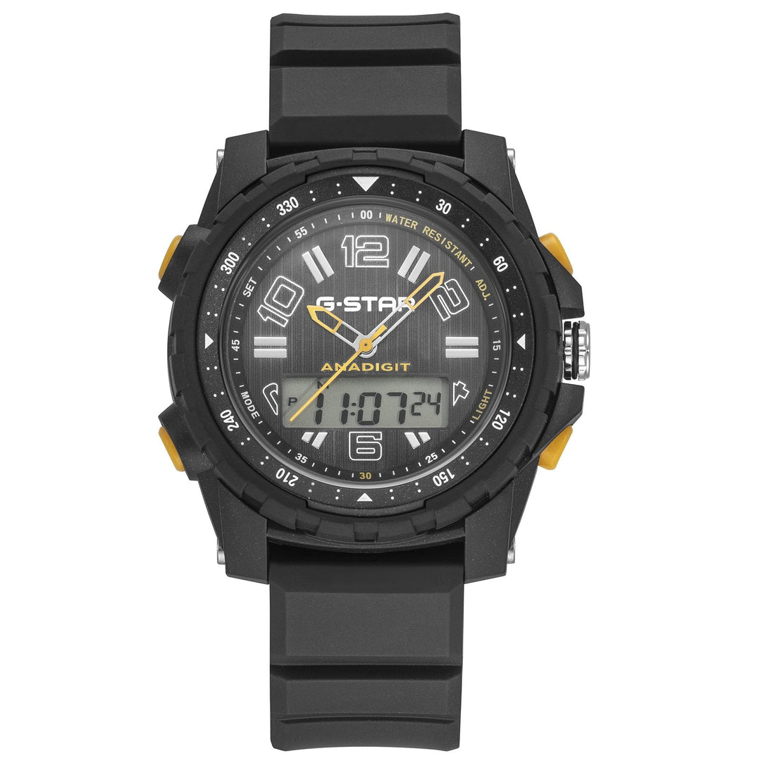 Ops01 Ana-Digi Black Dial / Black Silicone Strap Black Dial