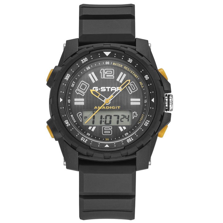 Ops01 Ana-Digi Black Dial / Black Silicone Strap Black Dial