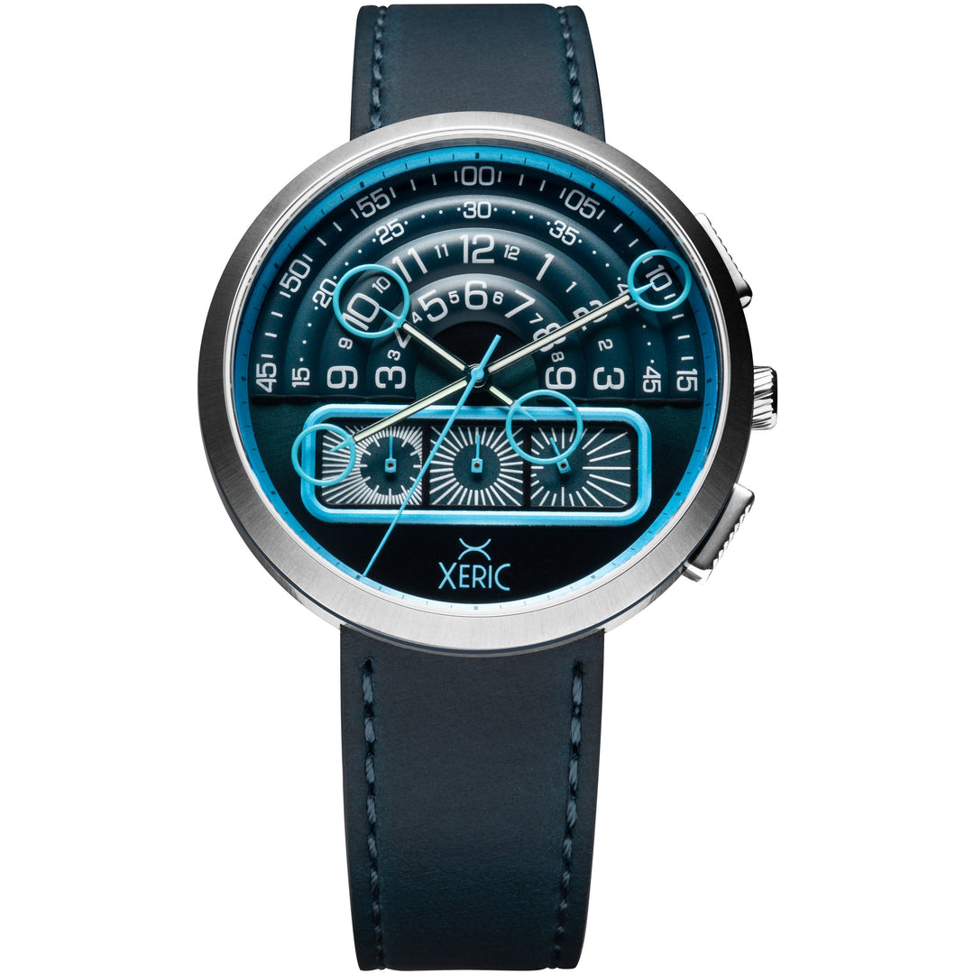 Halograph II Chrono Blue Steel Blue Dial