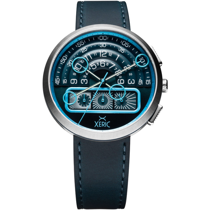 Halograph II Chrono Blue Steel Blue Dial
