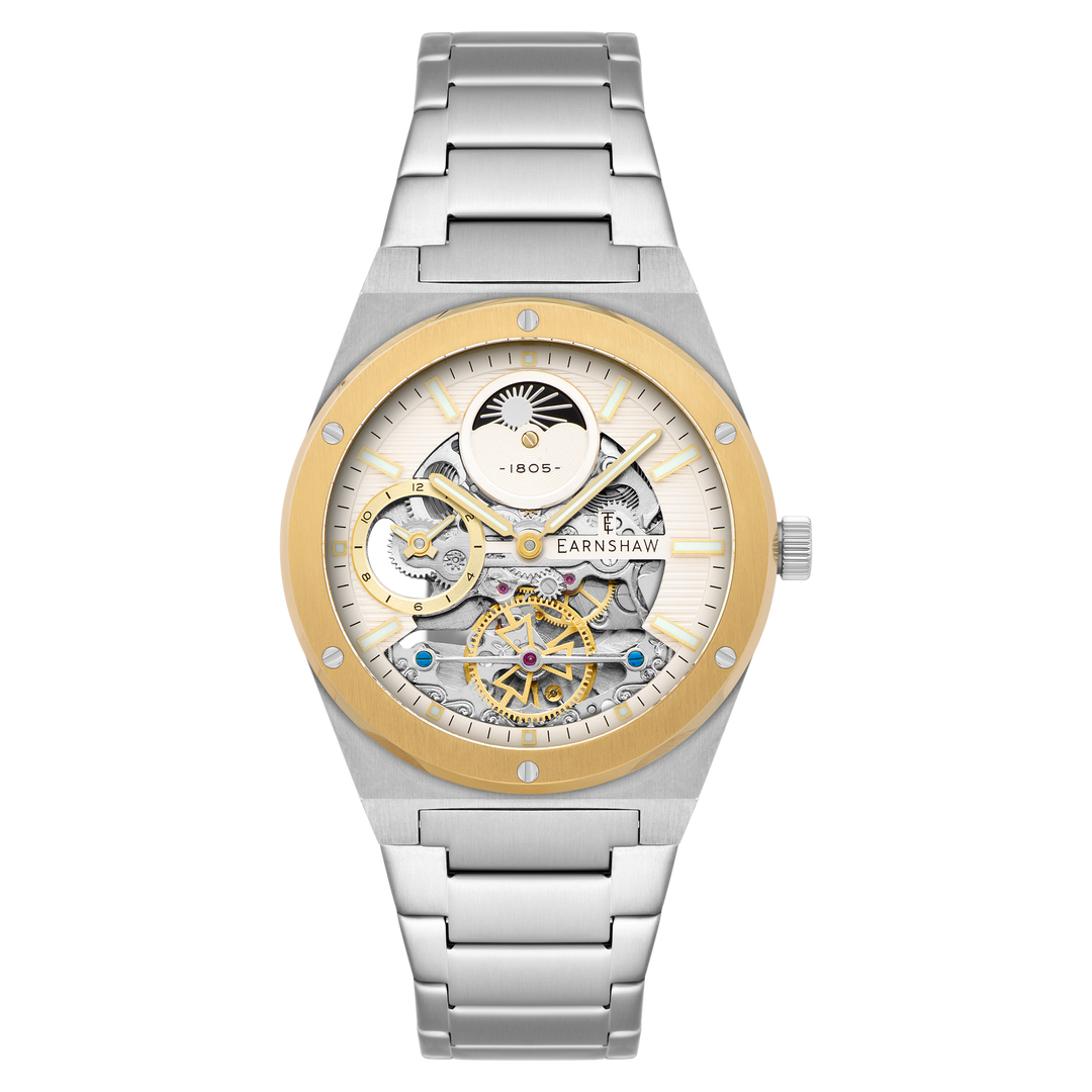 Drake Dual Time Automatic White / Stainless Steel | White Dial