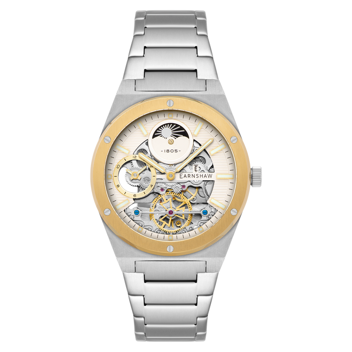 Drake Dual Time Automatic White / Stainless Steel | White Dial