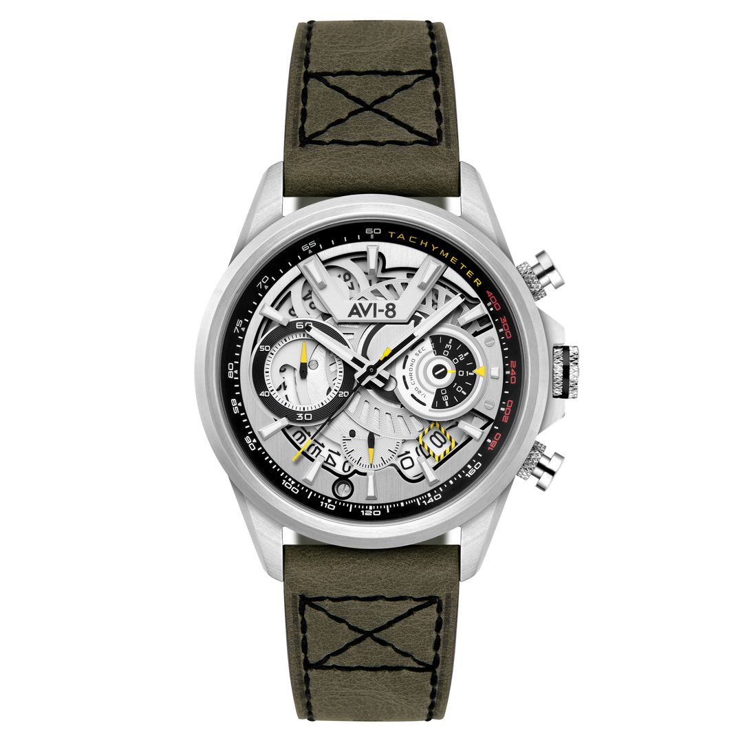 Matador Silver / Green | Silver Dial