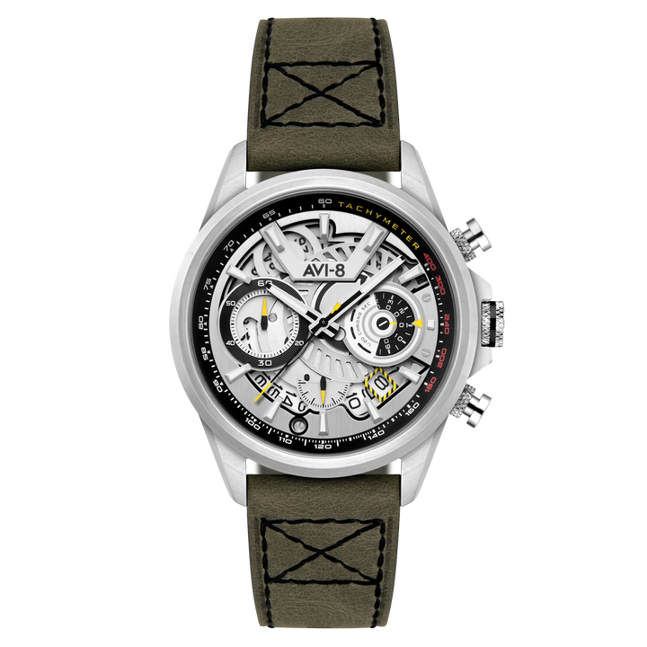 Matador Silver / Green | Silver Dial