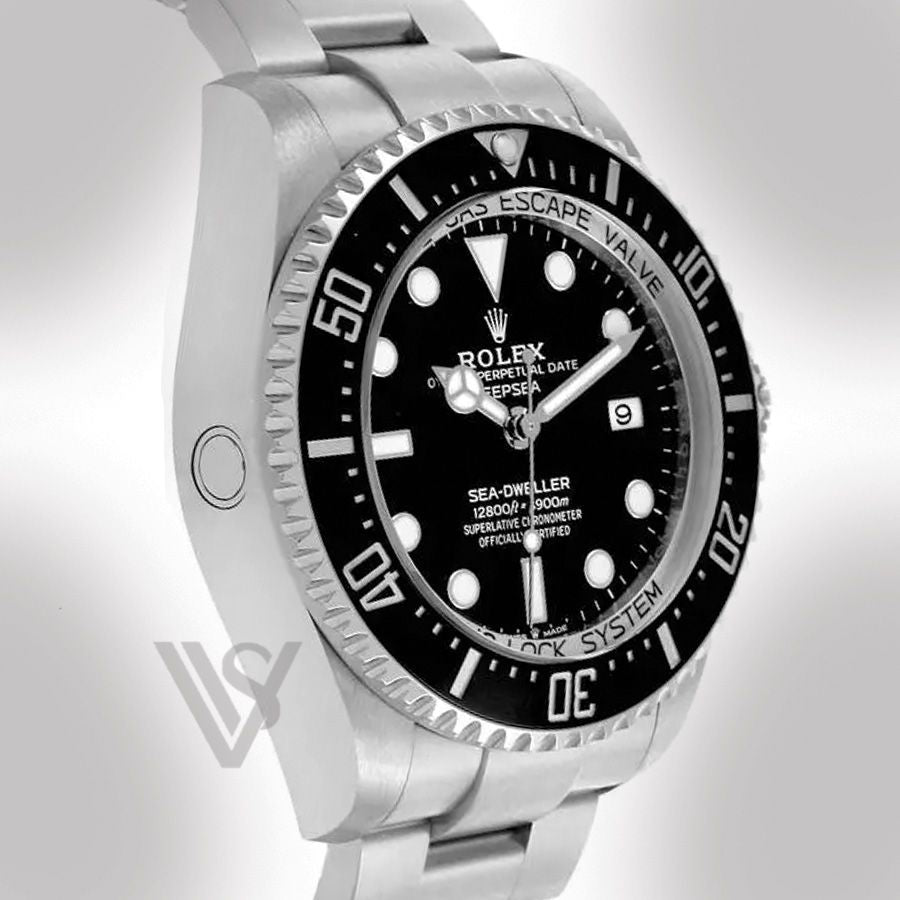 Brand New Rolex Sea-Dweller Deepsea Challenge Watch - 50mm RLX Titanium Case Black Dial 2025