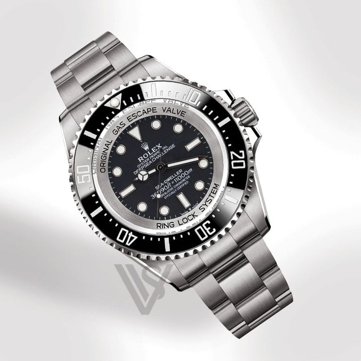 Brand New Rolex Sea-Dweller Deepsea Challenge Watch - 50mm RLX Titanium Case Black Dial 2025