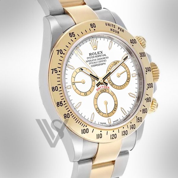 Brand New Rolex Daytona 18K Yellow Gold & Oyster Steel White Index Dial 2025