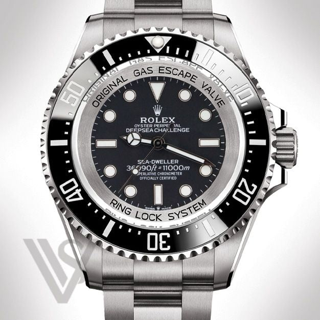 Brand New Rolex Sea-Dweller Deepsea Challenge Watch - 50mm RLX Titanium Case Black Dial 2025