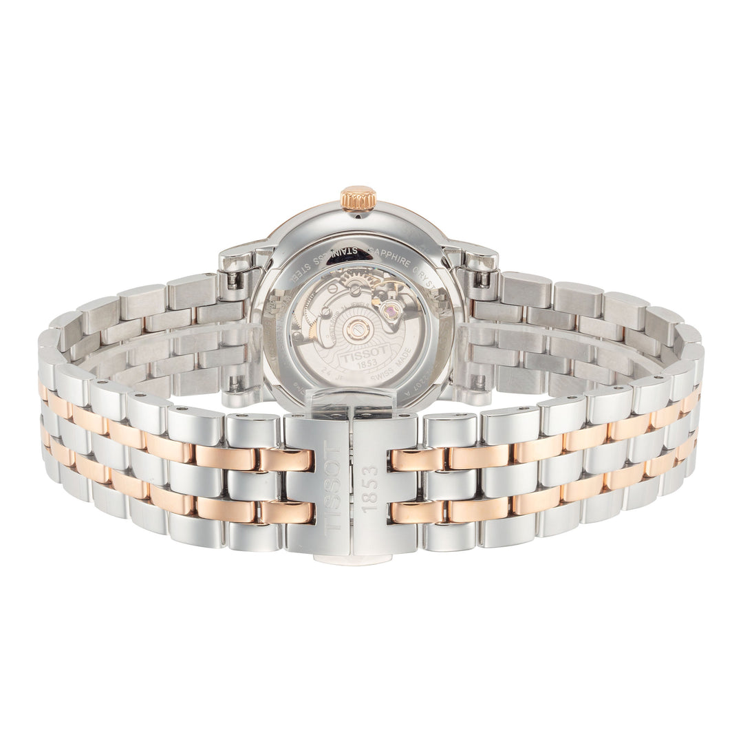 Carson 30mm / Silver / Silver and Rose Gold Silver Dial