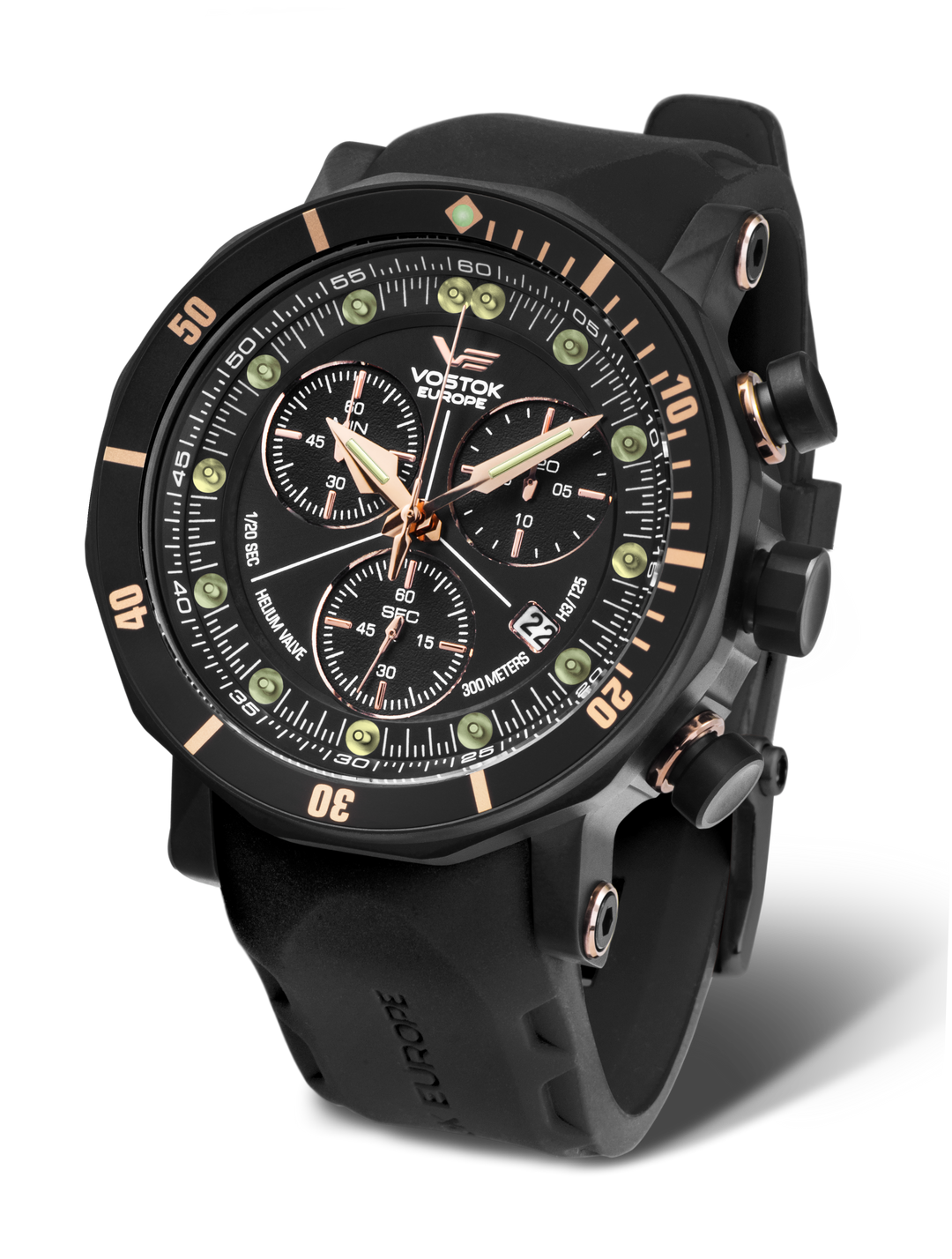 Lunokhod Black Dial / Black Leather Black Dial