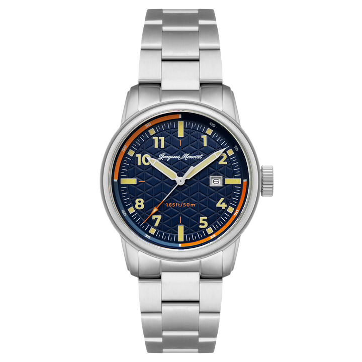 Roscana Quartz Blue / Stainless Steel | Blue Dial